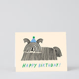 Happy Birthday Long hair Dog