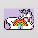 Unicorn With Mini Card