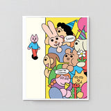 Shhh Surprise Birthday Fold Out Card