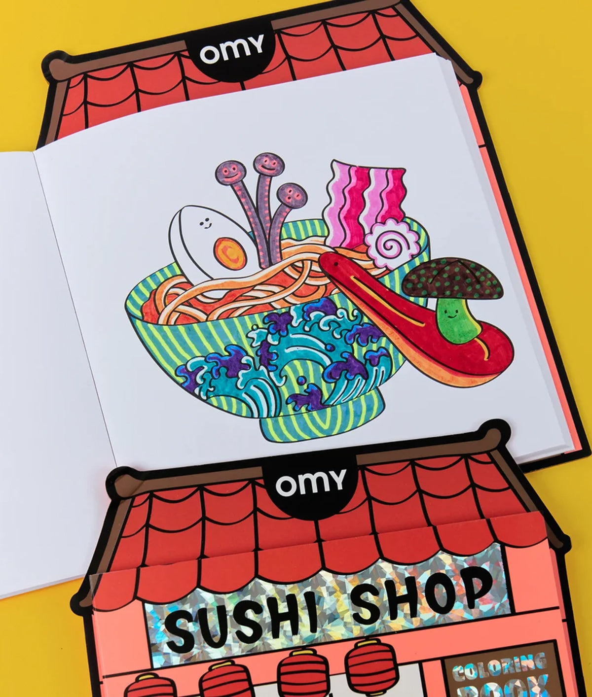 OMY Sushi Shop Colouring Activity Book