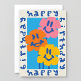 Happy Birthday Flower Border