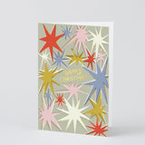 Merry Christmas Stars Christmas Card