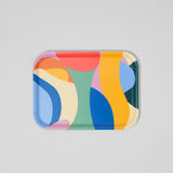 Abstract Small Rectangle Serving Tray