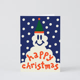 Happy Christmas Snowman Christmas Card