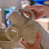 La Lune Vase - Blue Wave (full size)