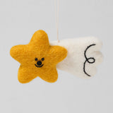Shooting Star Felt Hanging Decoration