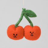 Cherries Felt Hanging Decoration