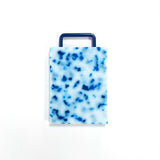 Fredericks and Mae Small Cutting Board with Handle - Blue/White