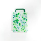 Fredericks and Mae Small Cutting Board with Handle - Green/White