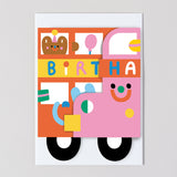 Bus Fold Out Card