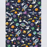 Space Kids Wrapping Paper