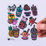 OMY Big Bubble Tea Stickers