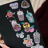 OMY Big Bubble Tea Stickers