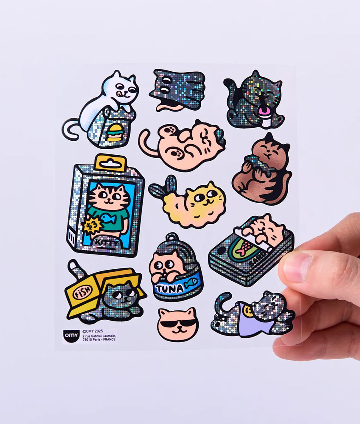 OMY Big Cat Stickers