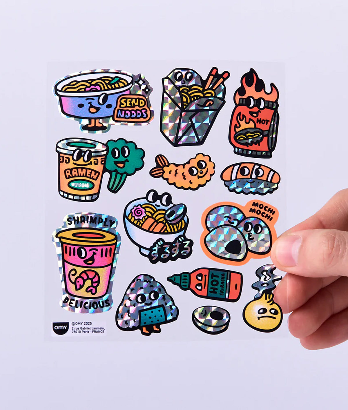 OMY Big Noodle Stickers