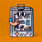 OMY Big Retro Gamer Stickers