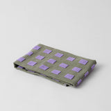 Squares Lilac/Olive Tea Towel