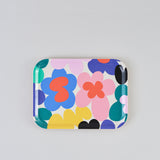 Floral Burst Small Rectangle Art Tray