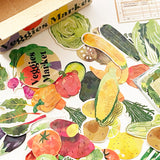 Haco Miniature Sticker Box Veggies Market