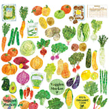 Haco Miniature Sticker Box Veggies Market