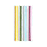 Stripe Dinner Candles - Mixed Set Light