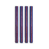 Stripe Dinner Candles - Indigo Blue / Terracotta