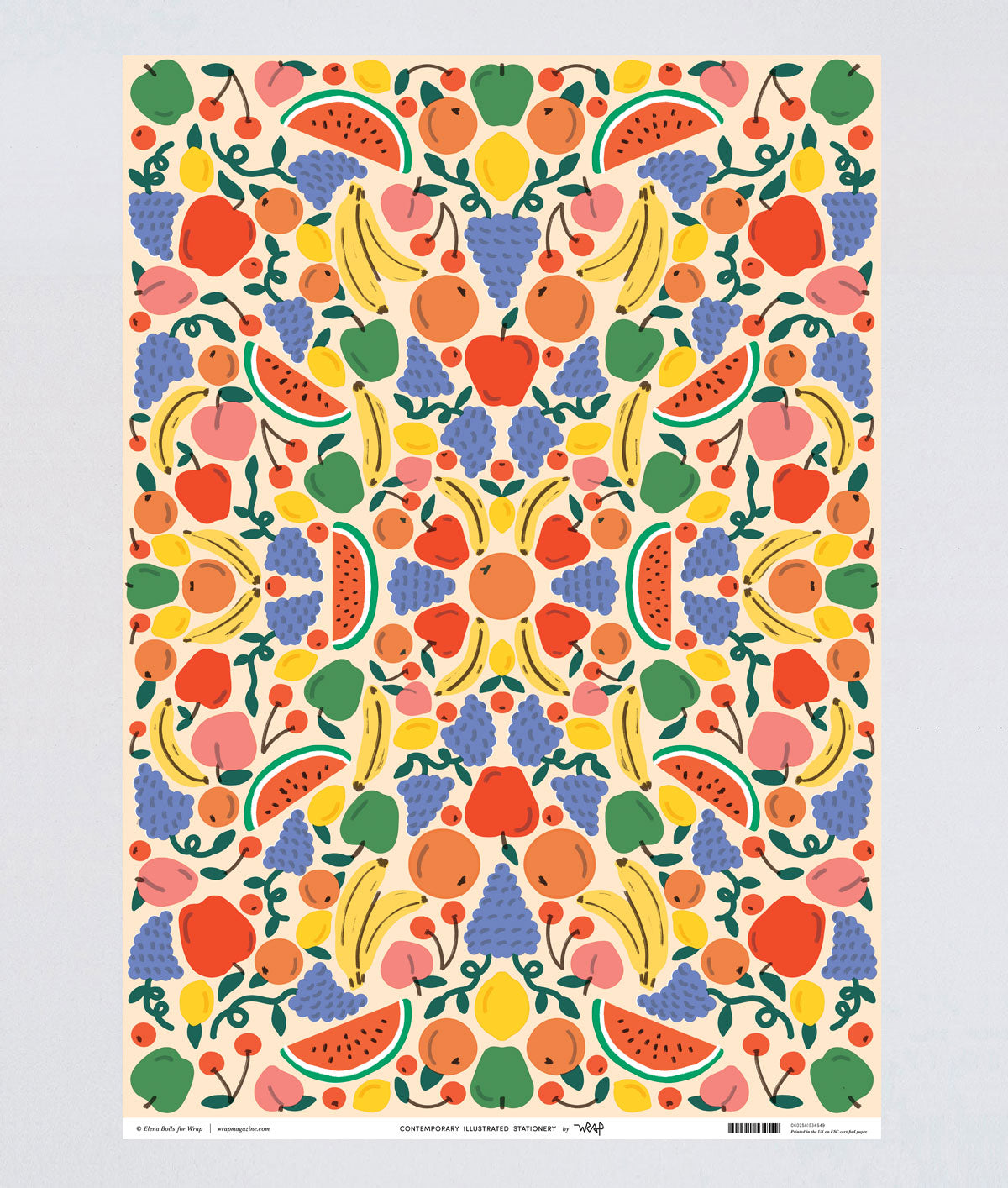 Fruit Cocktail Wrapping Paper