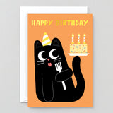 Happy Birthday Cake & Cat