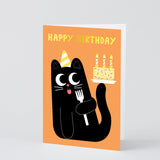 Happy Birthday Cake & Cat