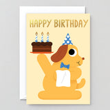 Happy Birthday Cake & Dog