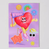 Heart Sticker Card